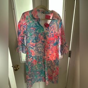 Lilly Pulitzer Ginger Stretch Tunic Shirtdress NWT sz 10
